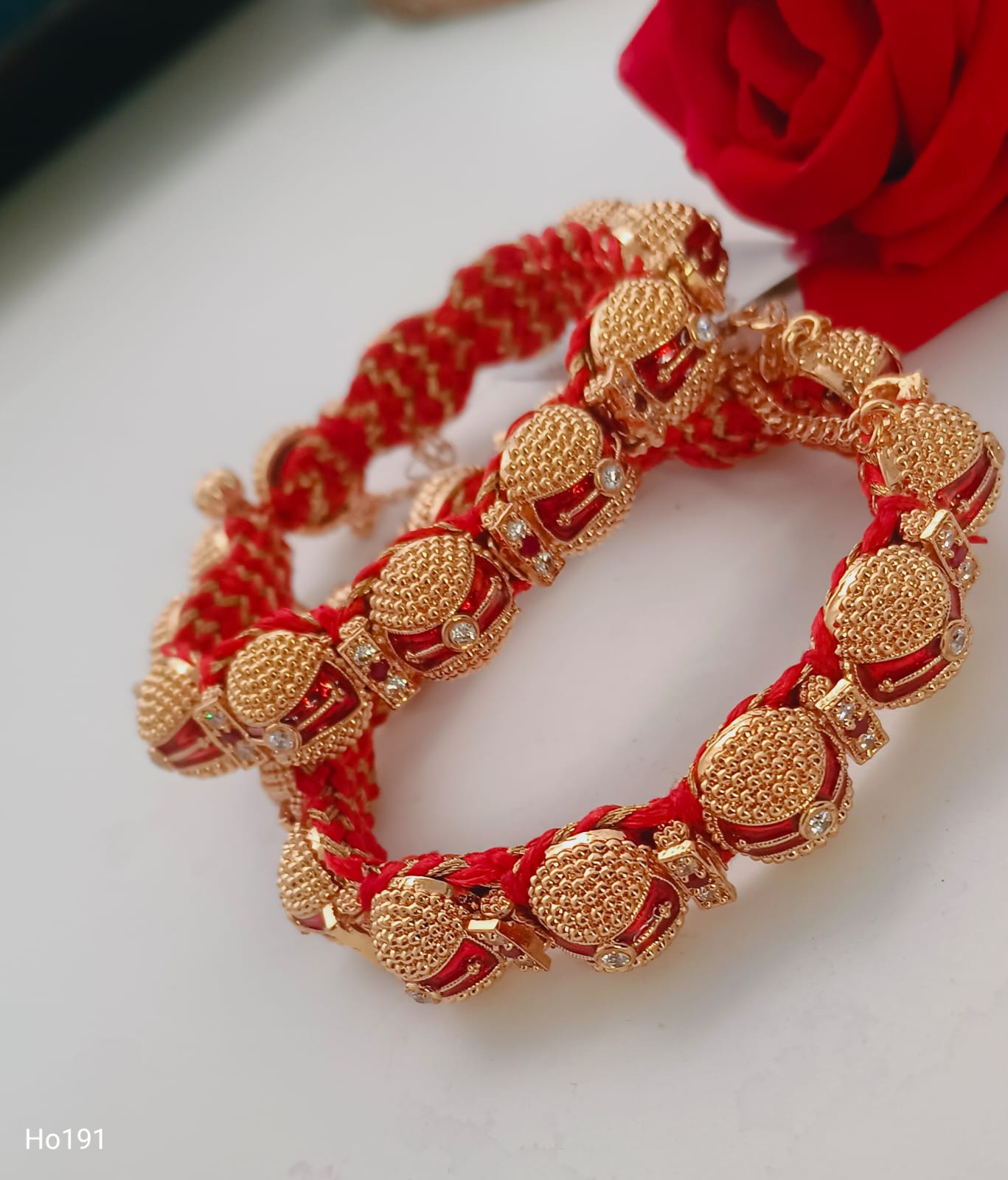Desi Rangoli Bangle Set