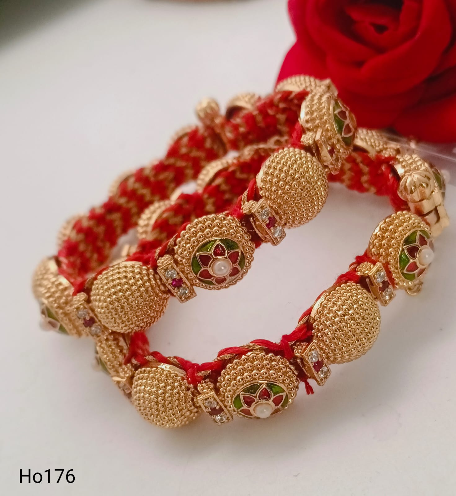 Jewelry Bracelet With Red Thread