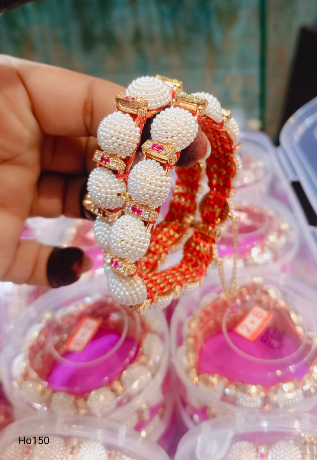 Pearl And Gemstone Bracelet