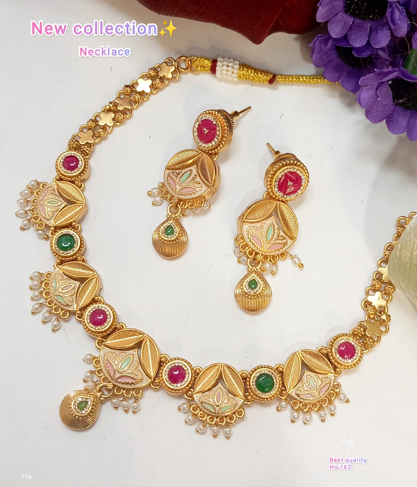New Collection Necklace Earrings